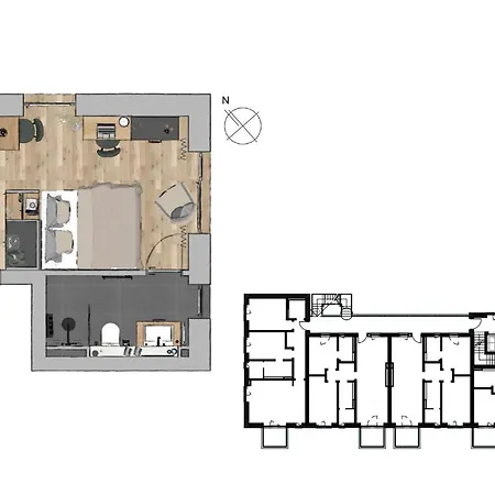 Cozy In With Kitchen Apartment